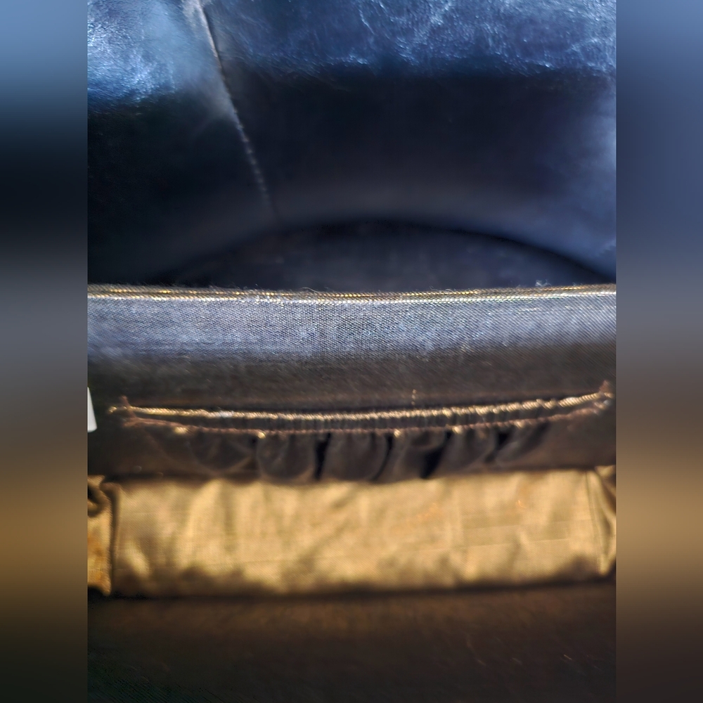 Nwt Elegant Gold Bronze Clutch Bag - Picture 5 of 9